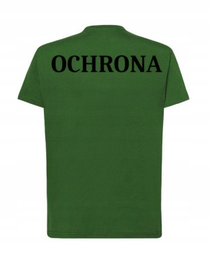 T-Shirt męski nadruk Ochrona Rozm.5XL