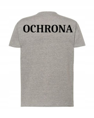 T-Shirt męski nadruk Ochrona Rozm.L