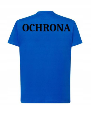 T-Shirt męski nadruk Ochrona Rozm.XL