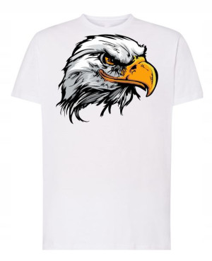 T-Shirt męski nadruk Orzeł Eagle Koszulka R.S
