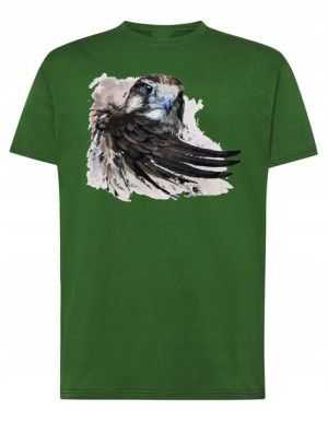 T-Shirt męski nadruk ORZEŁ SKRZYDŁO r.4XL