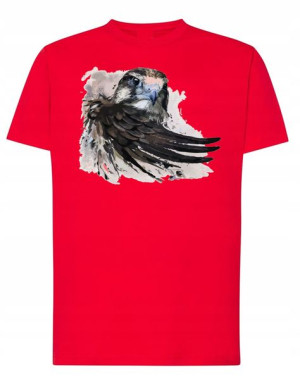T-Shirt męski nadruk ORZEŁ SKRZYDŁO r.XS