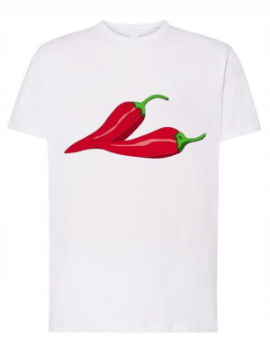 T-Shirt męski nadruk papryczka Chilli r.3XL