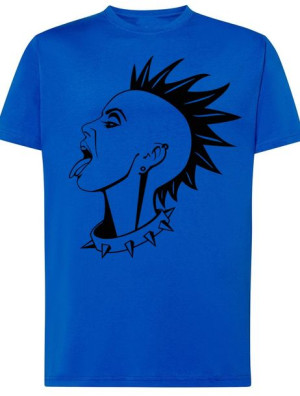 T-Shirt męski nadruk Punk Irokez Rozm.5XL