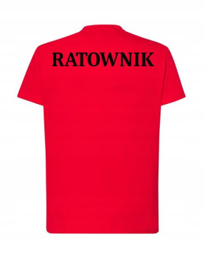 T-Shirt męski nadruk RATOWNIK Rozm.XXL
