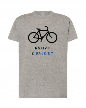 T-Shirt męski nadruk Rower Książe Lato Rozm.3XL
