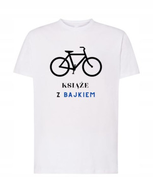 T-Shirt męski nadruk Rower Książe Lato Rozm.S