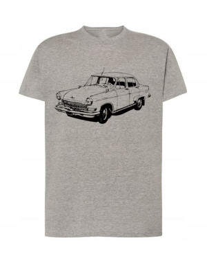 T-Shirt męski nadruk samochód volga Rozm.L