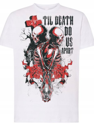 T-Shirt męski nadruk Til Death Rozm.XXL