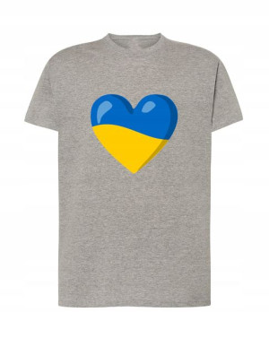 T-Shirt męski nadruk Ukraina Stop War Rozm.5XL