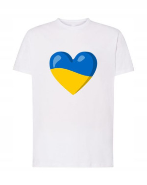 T-Shirt męski nadruk Ukraina Stop War Rozm.M