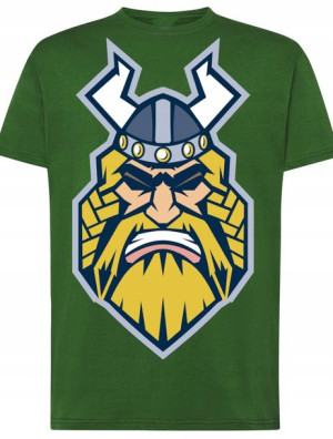 T-Shirt męski nadruk Viking Valhalla Rozm.XXL