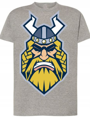 T-Shirt męski nadruk Viking Valhalla Rozm.XXL