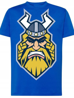 T-Shirt męski nadruk Viking Valhalla Rozm.XXL