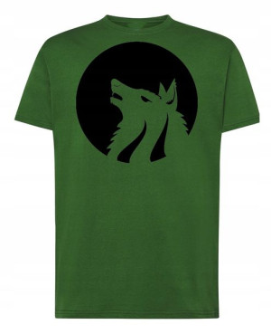 T-Shirt męski nadruk Wilk Wilkołak Rozm.3XL