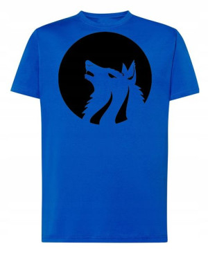 T-Shirt męski nadruk Wilk Wilkołak Rozm.5XL