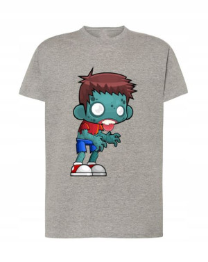 T-Shirt męski nadruk Zombie modny lato Rozm.5XL