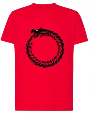 T-Shirt męski nadruk Zwierzę Smok Rozm.4XL