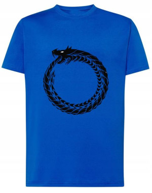 T-Shirt męski nadruk Zwierzę Smok Rozm.M