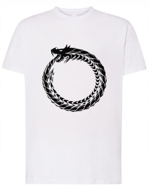 T-Shirt męski nadruk Zwierzę Smok Rozm.XS