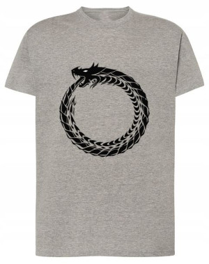 T-Shirt męski nadruk Zwierzę Smok Rozm.XXL