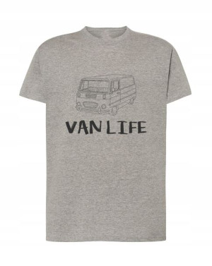 T-Shirt męski nadruk Życie w Kamperze Van Rozm.5XL