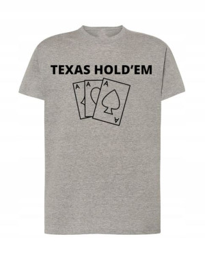 T-Shirt męski Poker Texas Hold’em Rozm.M