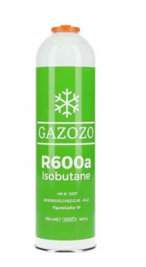 Czynnik chłodniczy Gazozo IZOBUTAN R600a 420g
