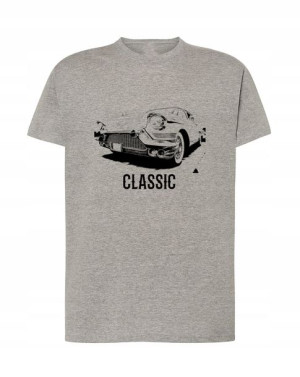 T-Shirt męski nadruk Retro Auto Klasyk Rozm.3XL