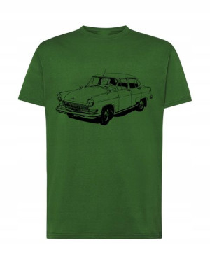 T-Shirt męski nadruk samochód volga Rozm.5XL