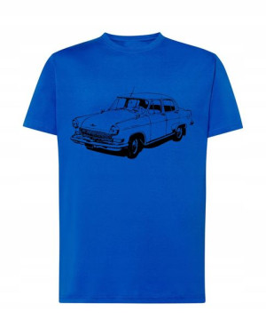 T-Shirt męski nadruk samochód volga Rozm.L