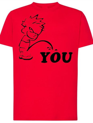 T-Shirt męski nadruk sikam na Cię Rozm.XL
