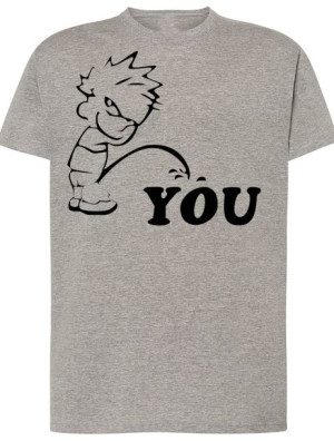 T-Shirt męski nadruk sikam na Cię Rozm.XXL