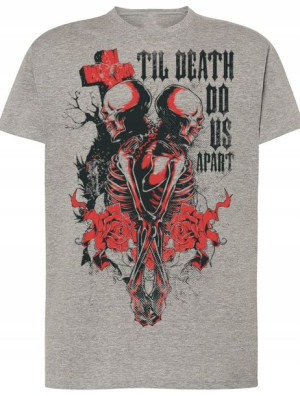 T-Shirt męski nadruk Til Death Rozm.XXL