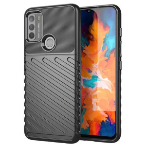Thunder Case elastyczne pancerne etui pokrowiec Motorola Moto G50 czarny