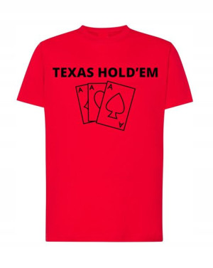 T-Shirt męski Poker Texas Hold’em Rozm.XL