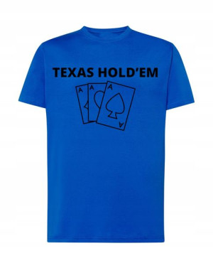T-Shirt męski Poker Texas Hold’em Rozm.XS