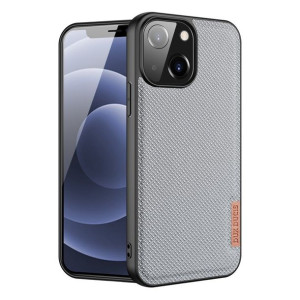 Dux Ducis Fino etui pokrowiec pokryty nylonowym materiałem iPhone 13 szary