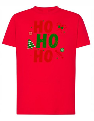T-Shirt męski ŚWIĄTECZNY nadruk Ho Ho Ho r.5XL