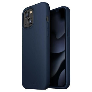 UNIQ etui Lino iPhone 13 6,1" niebieski/marine blue