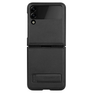 Nillkin Qin skórzana kabura etui Samsung Galaxy Z Flip 3 czarny