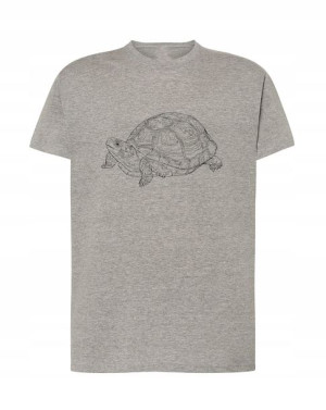 T-Shirt męski żółw nadruk Rozm. XS