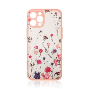 [PO ZWROCIE] Design Case etui do iPhone 13 pokrowiec w kwiaty różowy