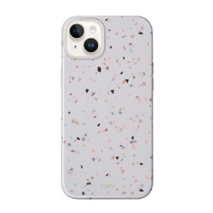 UNIQ etui Coehl Terrazzo iPhone 14 6,1" piaskowy/sandstone