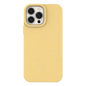 Eco Case etui iPhone 14 silikonowy degradowalny pokrowiec żółte