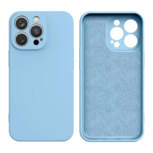Silicone case etui iPhone 13 silikonowy pokrowiec jasnoniebieskie