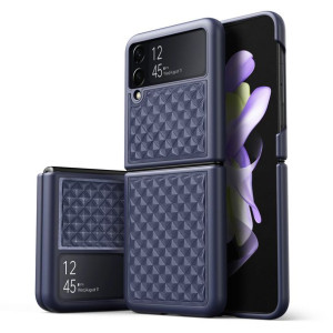 Dux Ducis Venice etui Samsung Galaxy Z Flip 4 skórzany pokrowiec niebieskie