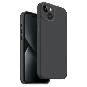 UNIQ etui Lino Hue iPhone 14 6,1" Magclick Charging szary/charcoal grey