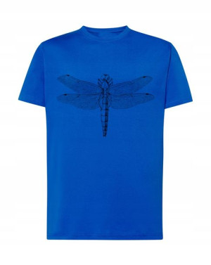 T-Shirt modny nadruk ważka dragonfly Rozm.XXL