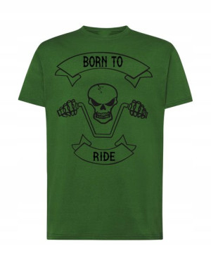 T-Shirt motocyklista born to ride R.4XL
